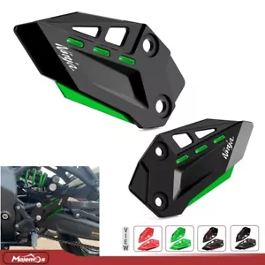 Foot Peg Footrest Rear Heel Plates Guard For KAWASAKI NInja ZX4R ZX4RR 2023-2025 - Picture 1 of 29