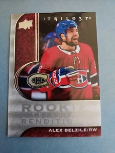 2020-21 UPPER DECK TRILOGY ROOKIE RENDITIONS ALEX BELZILE MONTREAL CANADIENS - Bild 1 von 2