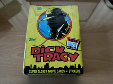 TOPPS 1990 DICK TRACY MOVIE CARDS STICKERS 36 UNOPENED PACKS BOXED MADONNA BIN