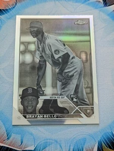 2023 Topps Chrome Brayan Bello Negative Refractor Rookie SP Boston Red Sox RC - Bild 1 von 2