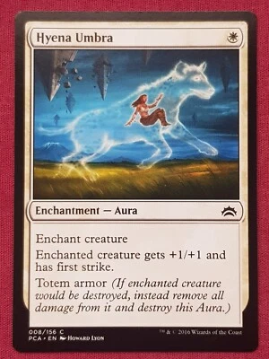 Magic The Gathering PLANECHASE ANTHOLOGY HYENA UMBRA white card MTG - Image 1 of 2