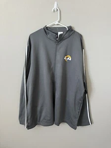 Chaqueta gris cremallera completa Los Angeles Rams campeones del Super Bowl de la NFL - Imagen 1 de 10