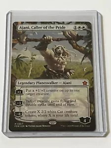 Ajani Caller of the Pride 357 MTG Foundations 2024 MT 9.0 + Borderless Non Foil - Bild 1 von 13