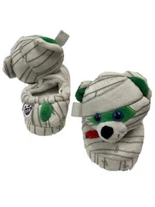 Build A Bear Boys White Mummy Slippers Halloween Monster House Shoes - Picture 1 of 1