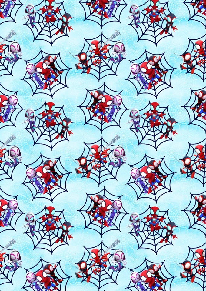 SPIDERMAN Birthday Gift Wrap - Spiderman Wrapping Paper - Marvel Gift Wrap - Image 1 of 1