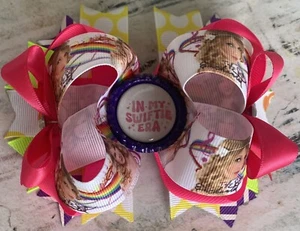 Taylor Swift Swiftie Era Hair Bow; OTT Girls Concert Bow - Picture 1 of 2