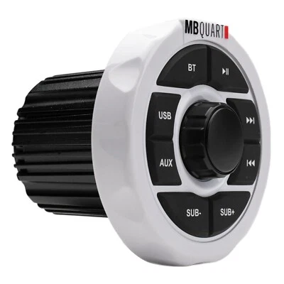 MB Quart GMR-1.5W 160W Digital Media Marine Receiver with Bluetooth, White - Image 1 of 4