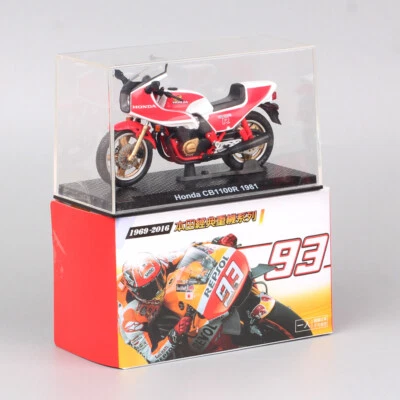 Tiny 1/24 Scale Honda CB1100r 1981 Super Bike Model Toy Racing Motorcycle Red - Image 1 of 4
