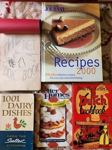 [Lot of 5] Vintage Cookbooks - Sealtest Kitchens, Ladies Home Journal, Dutch etc - Picture 1 of 1