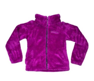 Columbia Girls Full Zip Fleece Jacket Bright Plum - Picture 1 of 2