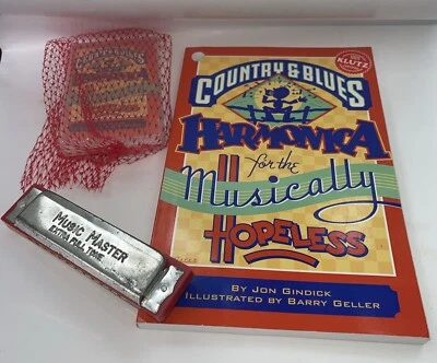 Country  Blues Harmonica for the Musically Hopeless Sealed Cassette Harmonica - Image 1 of 4