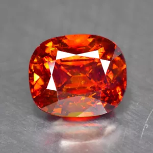 11.72Ct Cushion_Extraordinary Top Quality Natural Reddish Orange Sphalerite - Picture 1 of 2