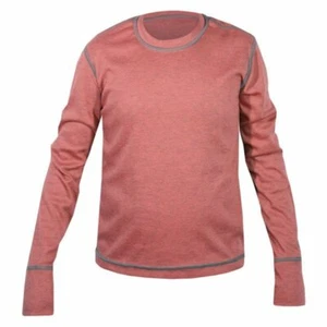New $45 Hot Chillys Girls Geo-Pro Base Layer Top Rose Heather L Large Youth  - Picture 1 of 4