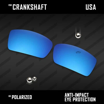 Lentes de repuesto polarizadas antiarañazos para cigüeñal Oakley OO9239 opciones Foto 1 de 4