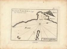 ZIRA - Middle East -Syria 1764 Antique Nautical Map By Joseph Roux