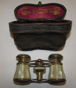 Antico binocolo da teatro metà 800 madreperla Glasses Lorenzo Fardella Catania - Bild 1 von 13