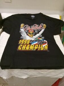 VTG 1998 Daytona 500 DALE EARNHARD CHAMPION T-Shirt Men's Sz XL
