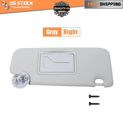 Sun Visor Gray Right Passenger RH For CHEVROLET Sonic 2012-2020 Spark 2011-2022 - Image 1 of 4