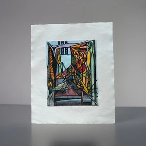 Vintage Ruth Leaf Color Etching, “House” Signed/Numbered 5/20, C2000 - Picture 1 of 6