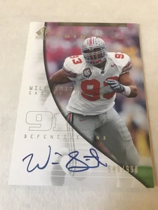 2004 SP Authentic Will Smith #180 Rookie Auto 540/990 New Orleans Saints OHIO ST - Picture 1 of 2