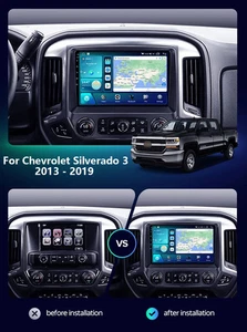 Per Chevrolet Silverado GMC Sierra 2013-2019 Android Navi GPS autoradio - Foto 1 di 32