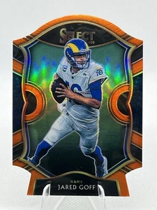 2020 Panini Select - [Base] - Orange Prizm Die-Cut #13 - Jared Goff - Bild 1 von 2