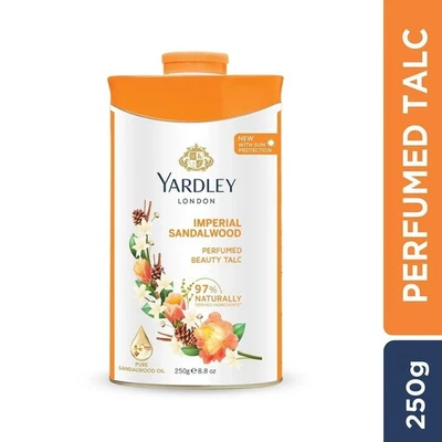 Yardley London Imperial Sandalwood Perfumed Talcum Powder for Women 250g/8.8oz - Image 1 of 4