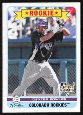 O-Pee-Chee Dexter Fowler #596 2009 novato Colorado Rockies Foto 1 de 2
