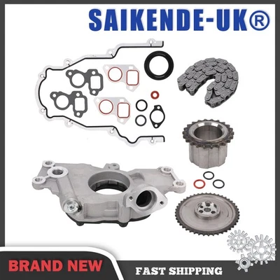 M295 High Volume Oil Pump Kit w/ Gaskets & Timing Chain Fit For GM LS 5.3L 6.0L Foto 1 de 4