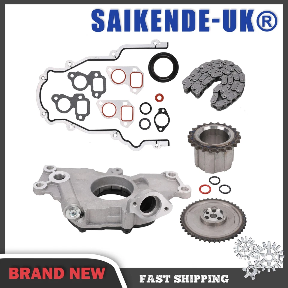 M295 High Volume Oil Pump Kit w/ Gaskets & Timing Chain Fit For GM LS 5.3L 6.0L Foto 1 de 4