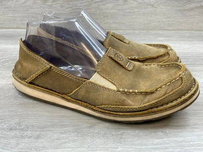 Ariat Cruiser Women's 8.5 Brown Loafer Leather Shoes Boho Western Casual Comfort - Image 1 of 4
