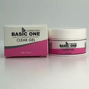 "Christrio Basic One - Gel transparente (.5 fl oz - 2 fl oz) "MANICUREPEDICURE.COM" - Imagen 1 de 3