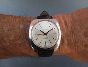 1960's AUREUS Extra Wristwatch w/ Mechanical Mov. Cal. AS ST 1950/51 F6 - SWISS - Picture 1 of 5