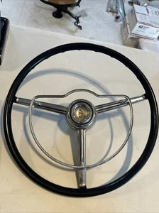 1950s Chris Craft Wood Boat Steering Wheel - Imagen 1 de 6