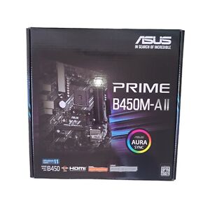 ASUS Prime B450M-A II AMD AM4 Ryzen 5000 prêt