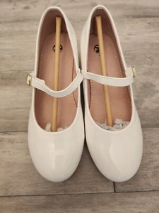 MIXIN Girls Mary Jane Dress Shoes - Princess Ballerina Flats Low Heels - Size 2 - Picture 1 of 4