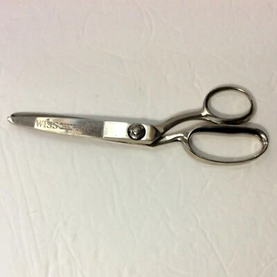Wiss 9" Pinking Shears (Scissors) Chrome Plated - Zig Zag Pattern - Image 1 of 4