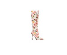 Vetements Knee High Floral Leather Boots Size EU 38/US 7.5