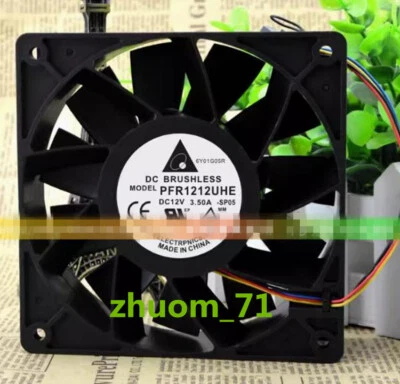 1PC Delta PFR1212UHE 12038 12V 3.5A 4-Pin PWM Server violent cooling fan - Image 1 of 4
