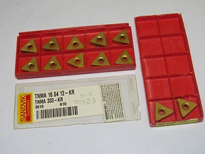 12 pcs SANDVIK TNMA 333-KR / 160412-KR Grade 3015 Carbide Inserts - Picture 1 of 1