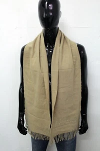 Burberry Schal Unisex Halstuch Wolle Und Kaschmir Logo Bestickt Frau Vatertag - Bild 1 von 20
