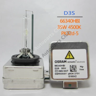 OSRAM D3S 35W4500K 66340 66340HBI XENARC Spare Part HID Bulb Xenon - Image 1 of 4