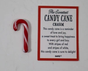 ZTOP Süßeste Zuckerstange Weihnachten MINIATUR GLASFIGUR Ganz Candy - Bild 1 von 6