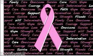 Breast Cancer Awareness Pink Ribbon Polyester 5'x3' Flag - LAST FEW - Picture 1 of 3