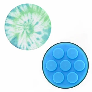 NEW! PopSockets SET OF 2 POP GRIPS: Sea Foam Swirl & Electric Blue Fidget Popper - Picture 1 of 20