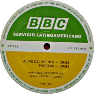 BBC LATIN AMERICA - AL PIE DEL BIG BEN- ELECTRIC LIGHT ORCHESTRA/SHALKATAK-29/83 - Imagen 1 de 3