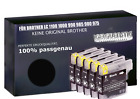 5 Druckerpatronen kompatibel black für Brother LC980 DCP 145C
