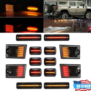 For Hummer H2 2003-2009 SUT 05-09 LED Cab Roof Running Lights Side Marker Lamp - Picture 1 of 12