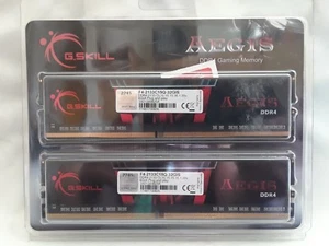G.SKILL 32GB (4 x 8GB) Aegis 2133MHZ Desktop Memory Model F4-2133C15Q-32GIS - Picture 1 of 3