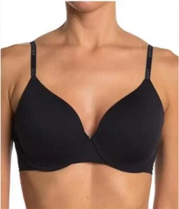 NWT DKNY 36B Microfiber T Shirt Bra Black DK7281 100019 - Picture 1 of 1